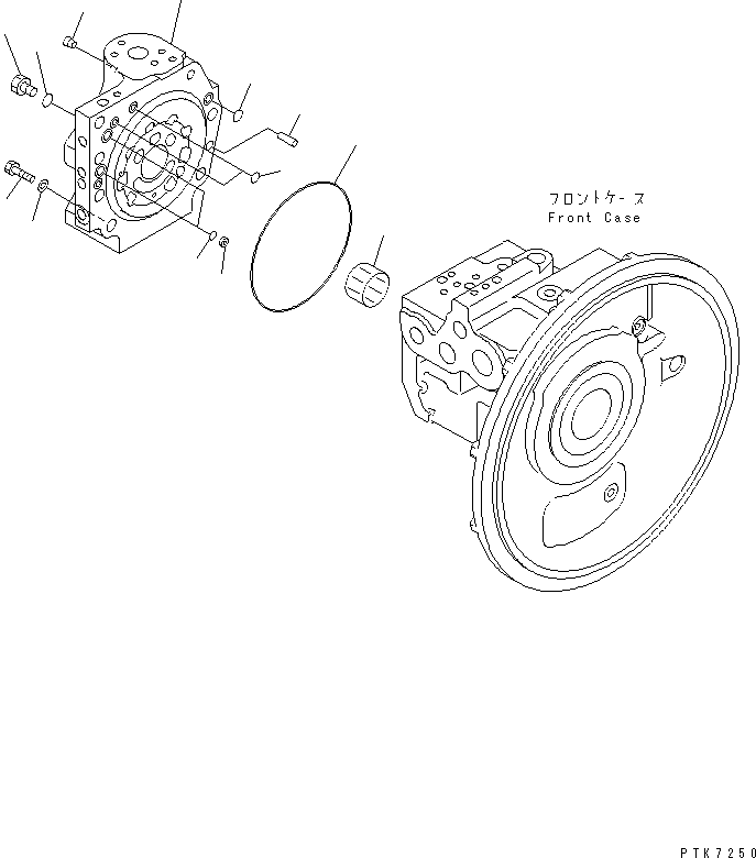 Excavators Komatsu / PC138US-2 S/N 1001-UP(pc138usr) / MAIN PUMP (2/8)(480070 : Y1600-02A0)