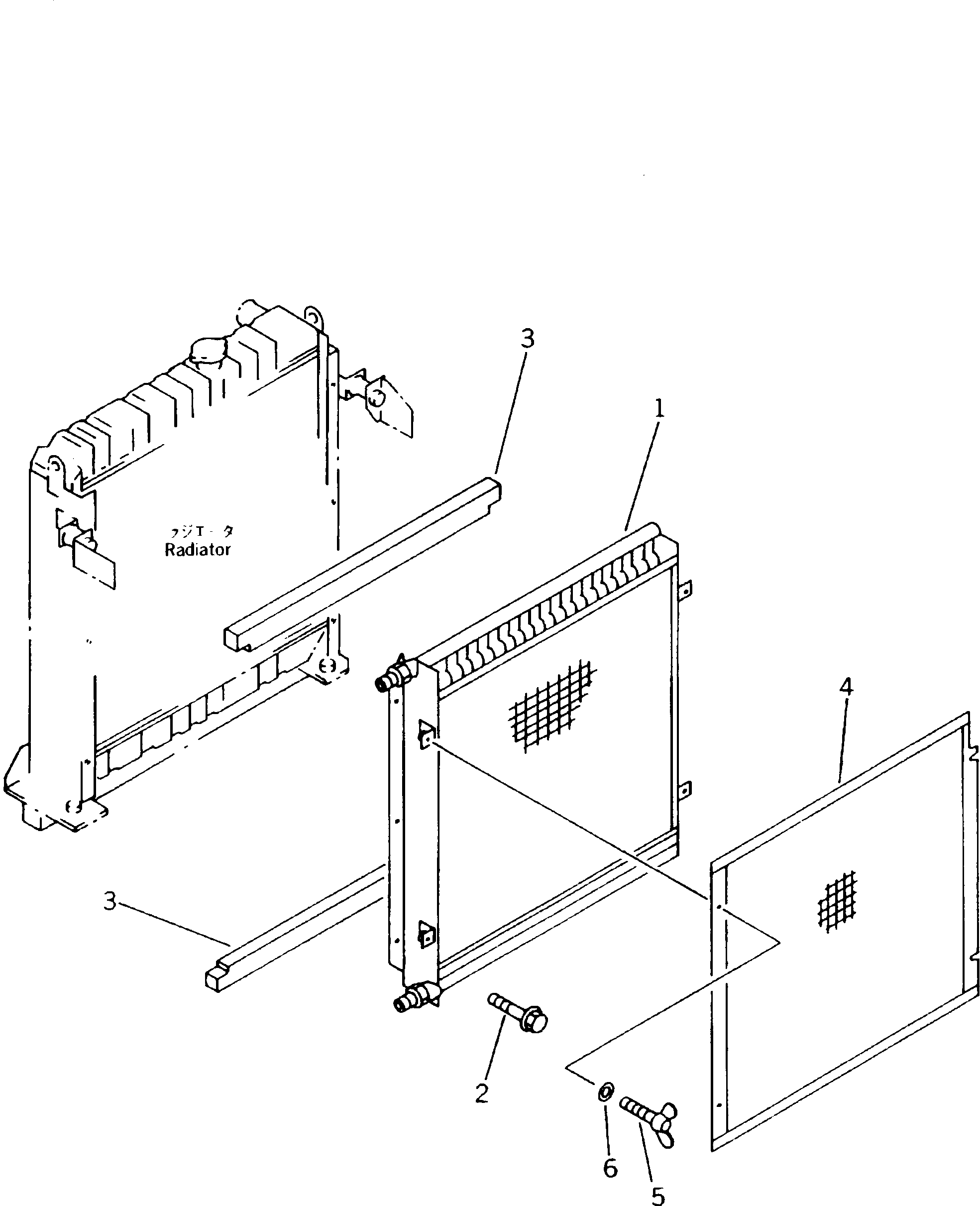 Excavators Komatsu / PC150NHD-5K S/N K20001-UP(pc150nhu) / OIL COOLER(030080 : 1211)