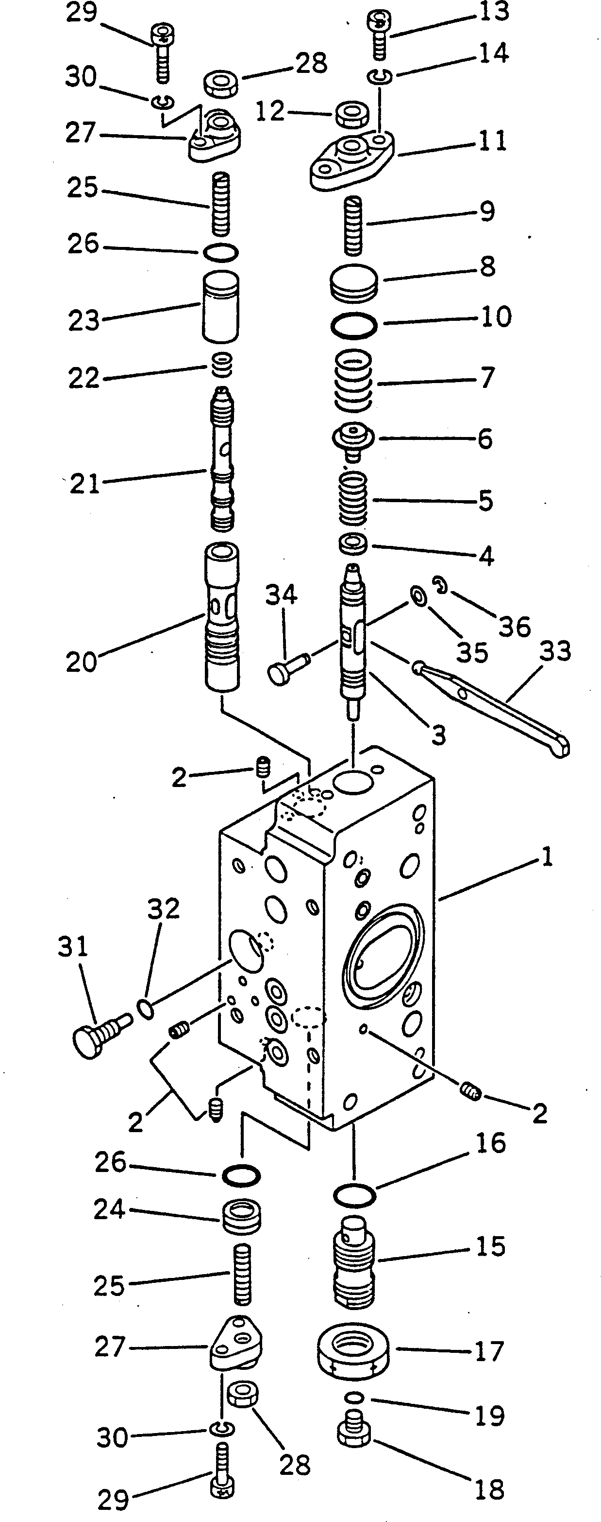 Excavators Komatsu / PC150NHD-5K S/N K20001-UP(pc150nhu) / HYDRAULIC PUMP (SERVO VALVE SUB ASS