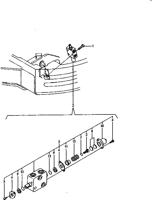 Excavators Komatsu / PC15FR-1 S/N 10001-UP(pc15fr-r) / LOW-HIGH VALVE(150050 : 6241-35)