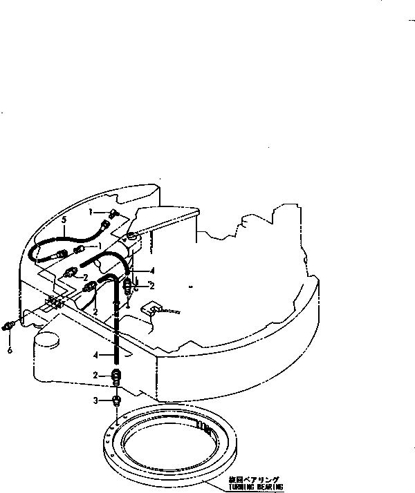 Excavators Komatsu / PC15FR-1 S/N 10001-UP(pc15fr-r) / REMOTE GREASING(150160 : 6801-45)