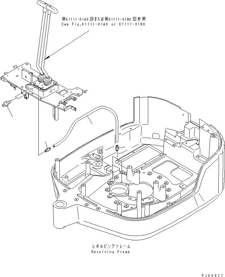 Excavators Komatsu / PC15MRX-1 S/N 10001-UP(pc15mrxc) / REVOLVING FRAME (LUBRICATING)(180040 : J1410-01A0)
