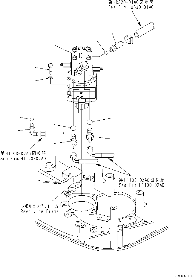 Excavators Komatsu / PC15MRX-1 S/N 10001-UP(pc15mrxc) / SWING MOTOR (MOUNTING)(270020 : N1200-01A0)