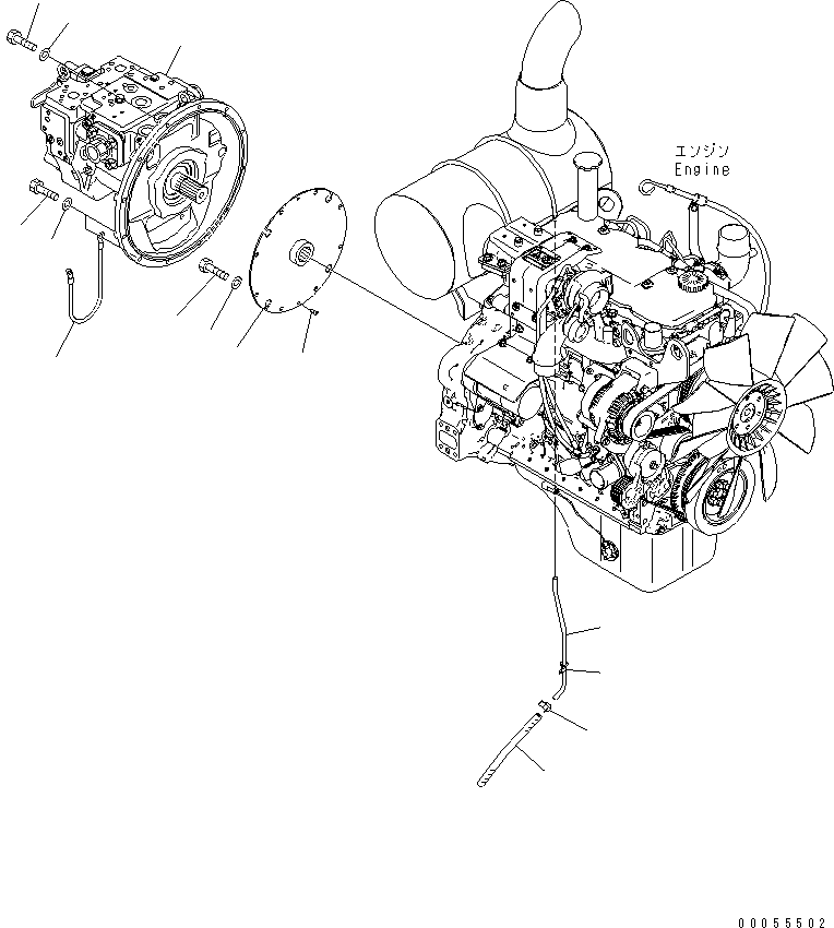 Excavators Komatsu / PC160LC-7E0 S/N 20001-UP (TIER 3)(pc160l1c) / DAMPER(#20001-20002)(030010 : B0000-01H0)