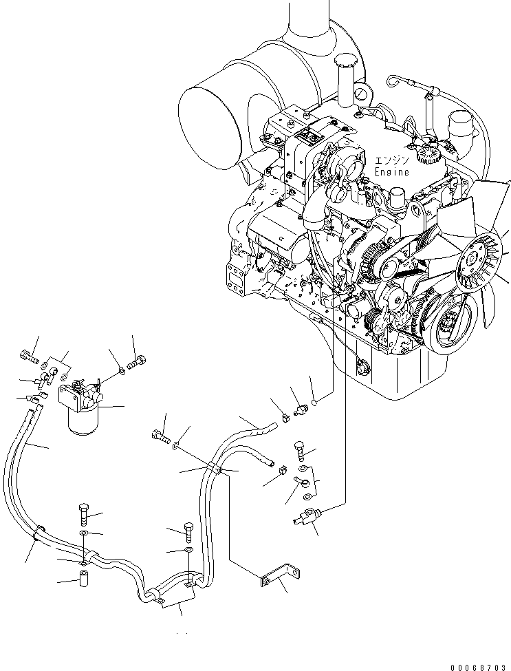 Excavators Komatsu / PC160LC-7E0 S/N 20001-UP (TIER 3)(pc160l1c) / CORROSION RESISTOR(030060 : B0920-01H0)