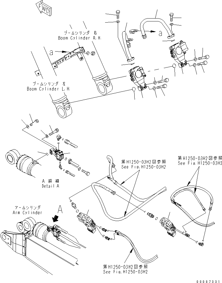 Komatsu parts book diagram for PC160LC-7E0 S/N 20001-UP (TIER 3): BURST VALVE LINE (LOCK VALVE) (FOR KAL)(#20102-)