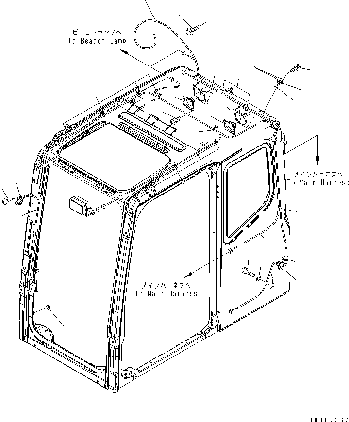 Excavators Komatsu / PC160LC-7E0 S/N 20001-UP (TIER 3)(pc160l1c) / FLOOR FRAME (OPERATOR