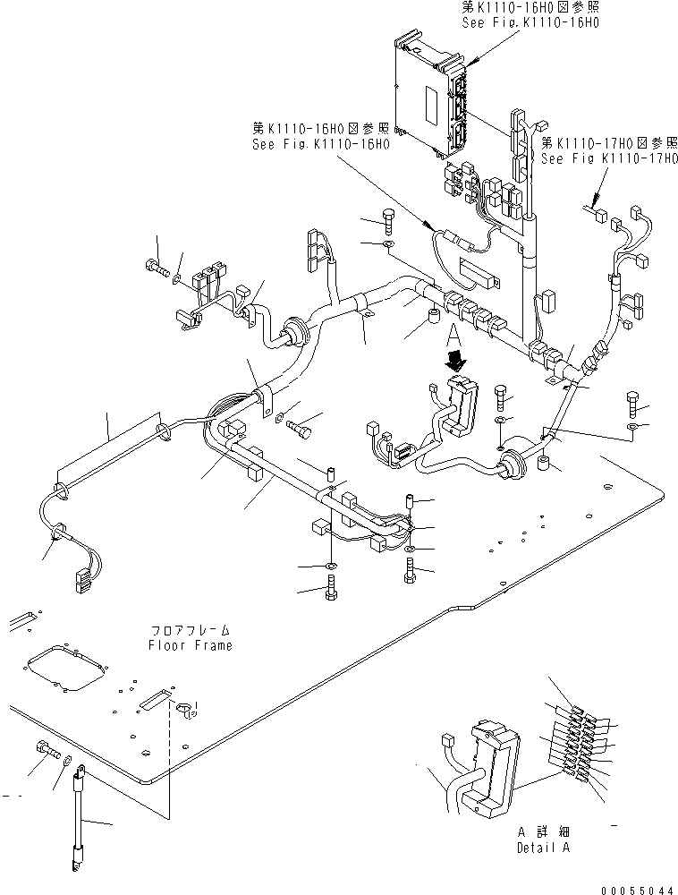 Excavators Komatsu / PC160LC-7E0 S/N 20001-UP (TIER 3)(pc160l1c) / FLOOR FRAME (OPERATOR