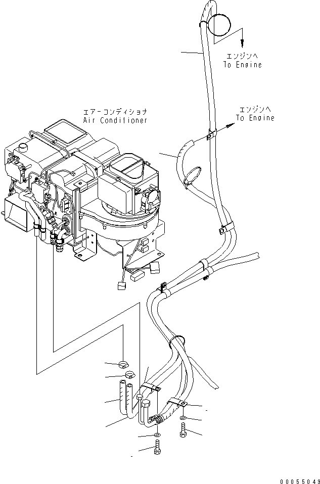 Excavators Komatsu / PC160LC-7E0 S/N 20001-UP (TIER 3)(pc160l1c) / FLOOR FRAME (OPERATOR