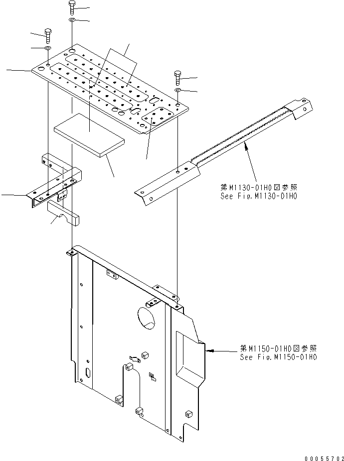 Komatsu parts book diagram for PC160LC-7E0 S/N 20001-UP (TIER 3): PARTITION
