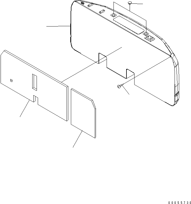 Komatsu parts book diagram for PC160LC-7E0 S/N 20001-UP (TIER 3): COUNTERWEIGHT