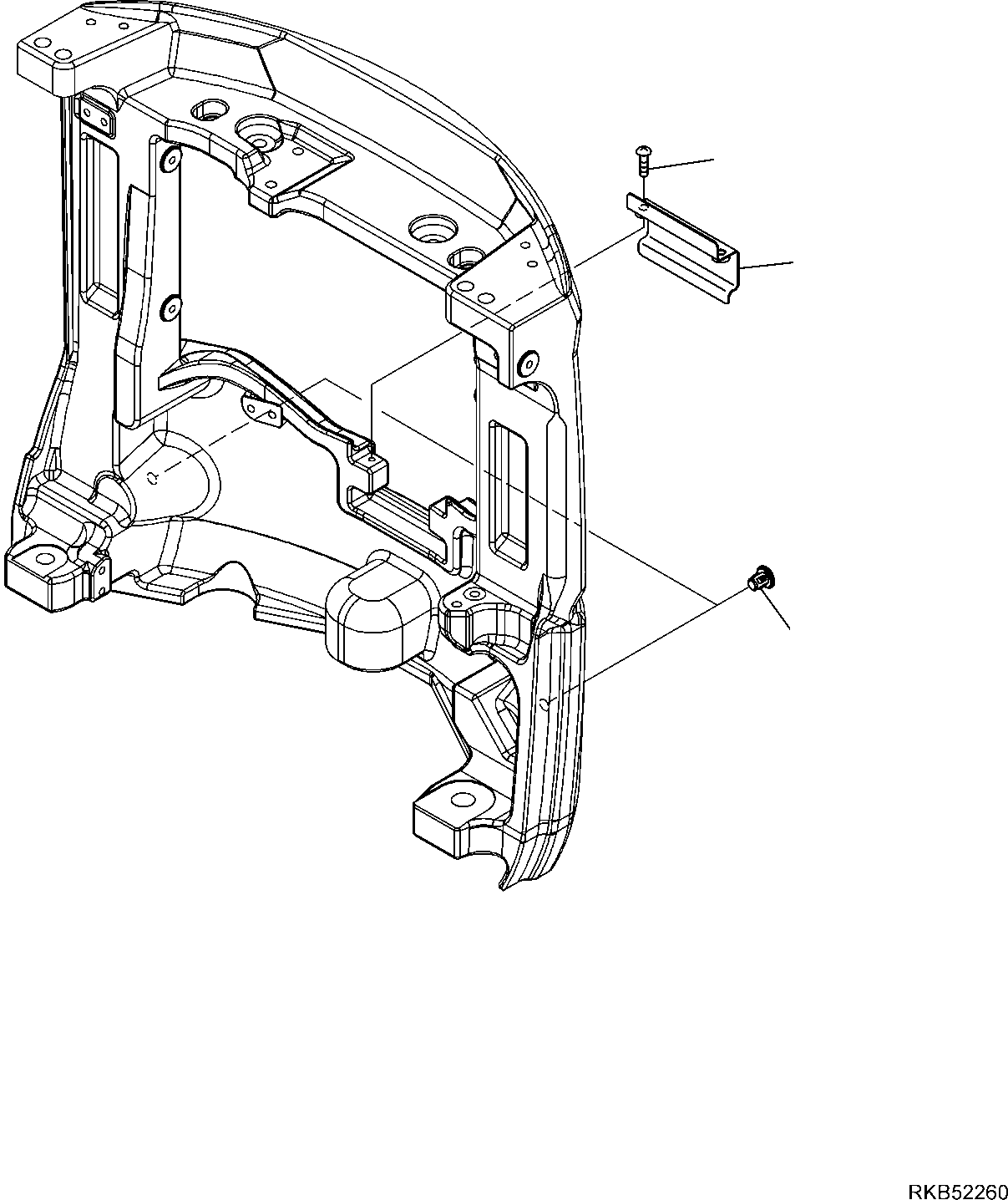 Excavators Komatsu / PC16R-3 S/N F60003 AND UP(pc16r3) / COUNTER WEIGHT COVER(E-4635 : 4635)