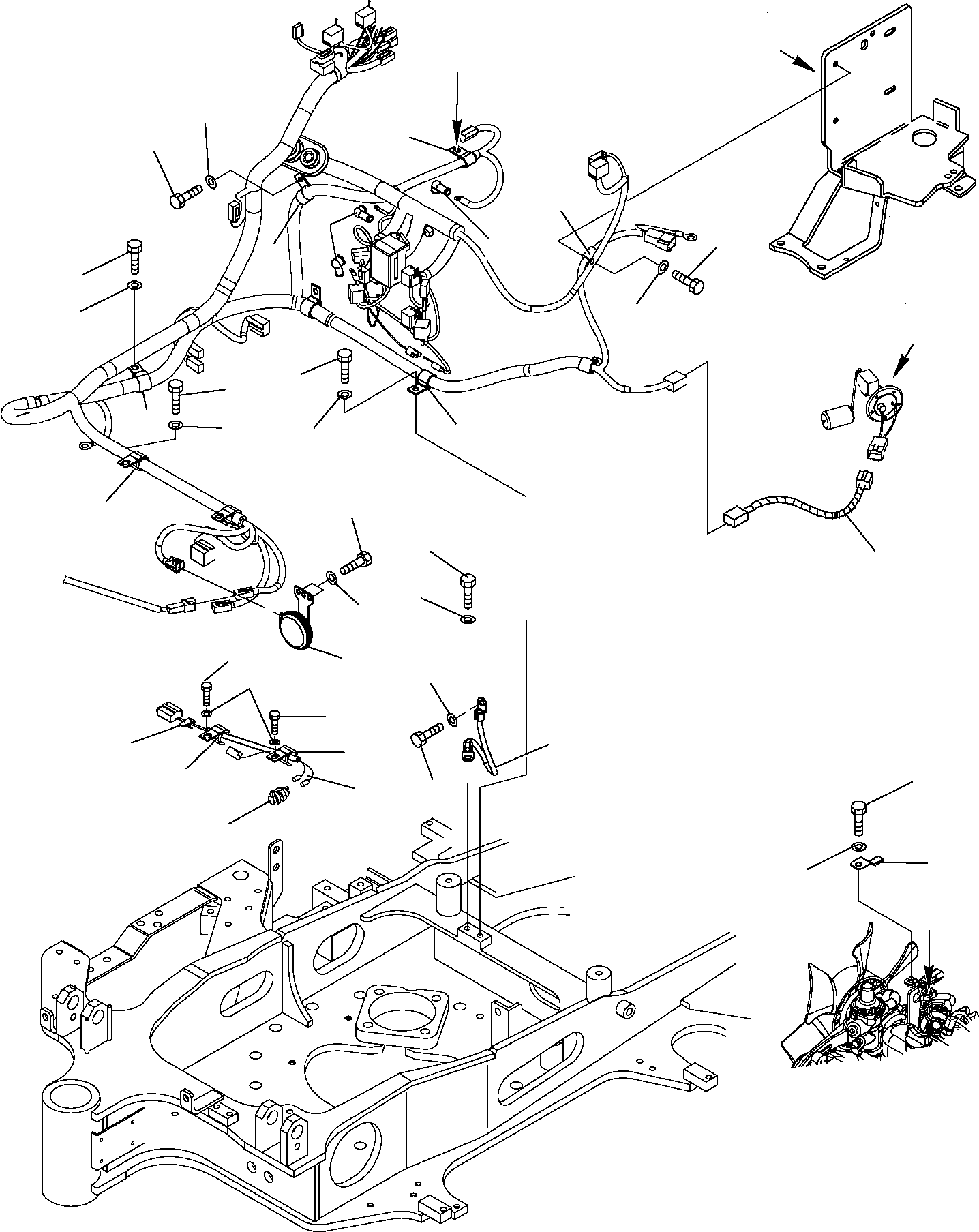 Excavators Komatsu / PC16R-2 S/N F00003-Up(pc16r_2) / ELECTRICAL SYSTEM(B-0110 : 1500)