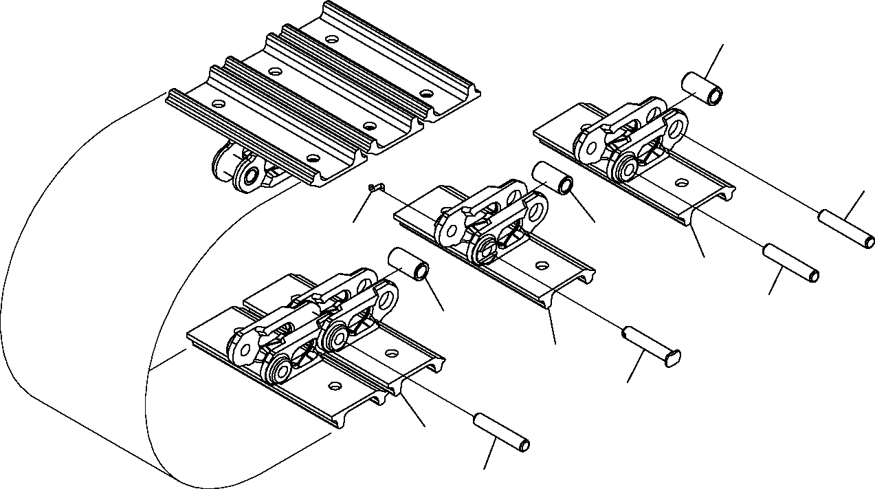Excavators Komatsu / PC16R-2 S/N F00003-Up(pc16r_2) / TRACK SHOE (FOR STEEL SHOE)(D-0170 : 3420)