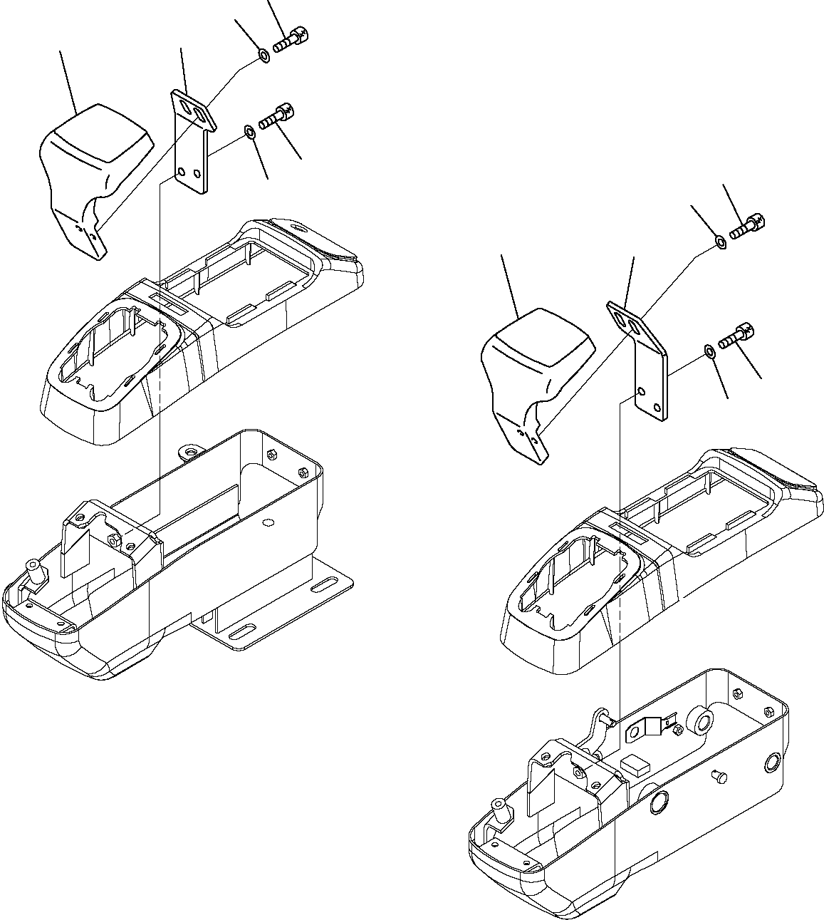 Excavators Komatsu / PC16R-2 S/N F00003-Up(pc16r_2) / ARM REST(F-0040 : 5055)