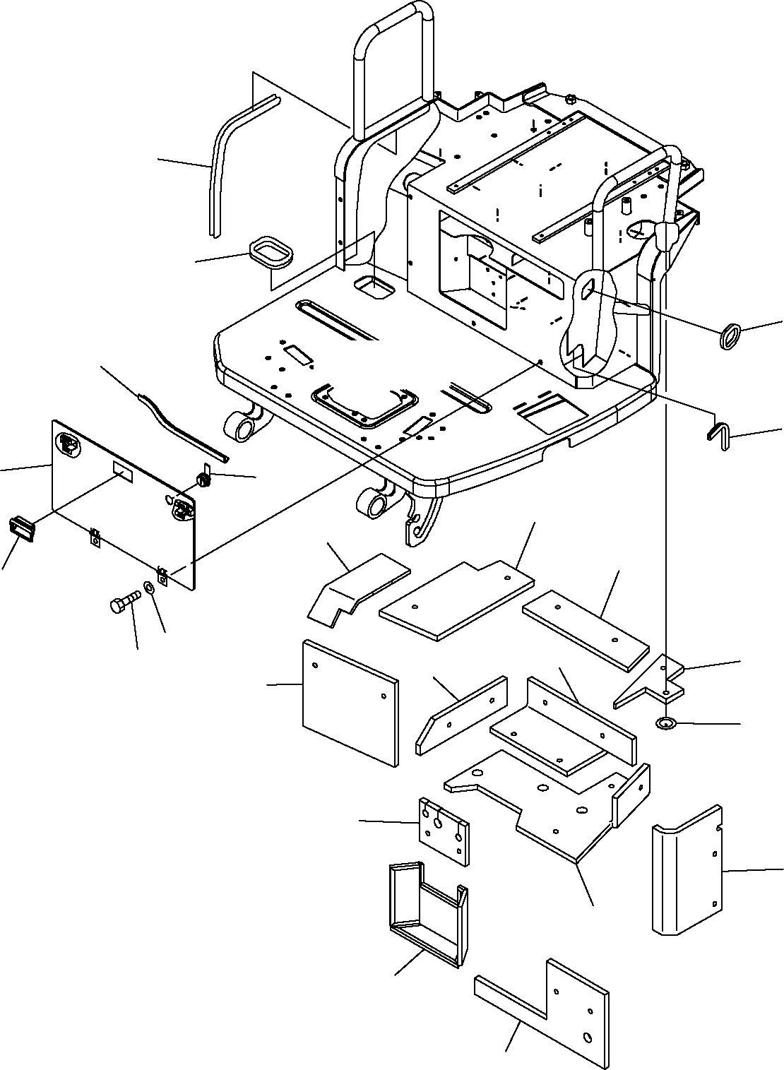 Excavators Komatsu / PC16R-2 S/N F00003-Up(pc16r_2) / SOUND-PROOFING(F-0050 : 5060)