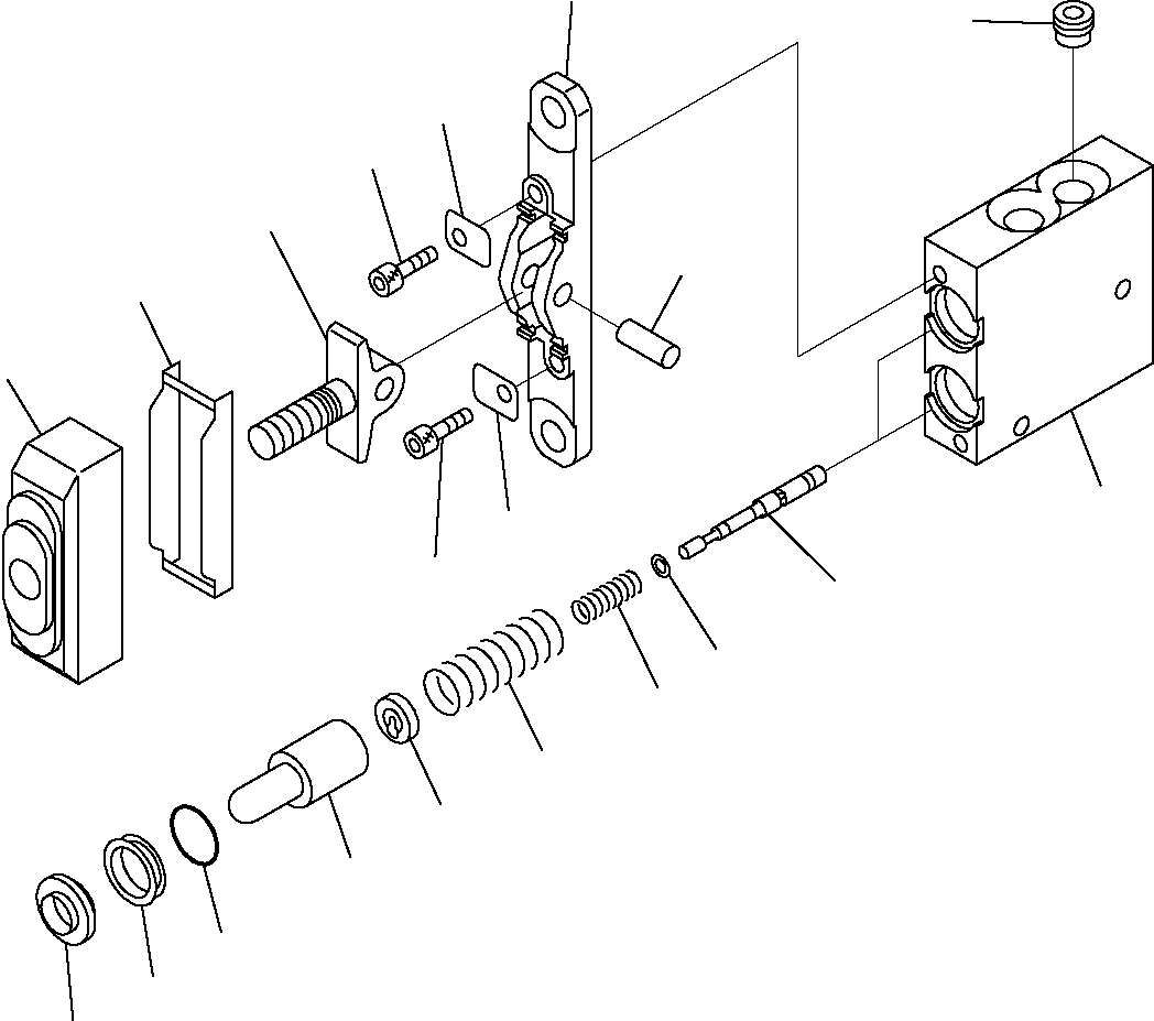 Excavators Komatsu / PC16R-2 S/N F00003-Up(pc16r_2) / PPC VALVE, BLADE(G-0050 : 6250)