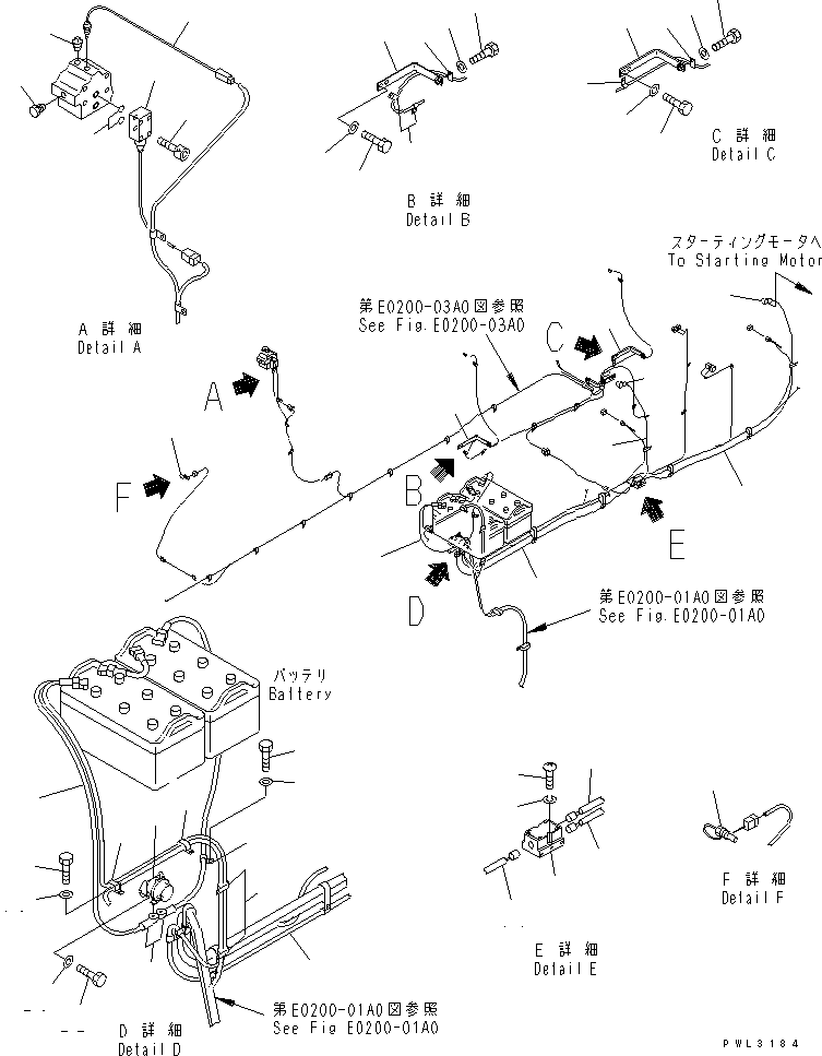 Excavators Komatsu / PC1800-6 S/N 10001-UP(pc1800-c) / ELECTRICAL SYSTEM (SENSOR)(#10001-10002)(120100 : E0200-04A0)