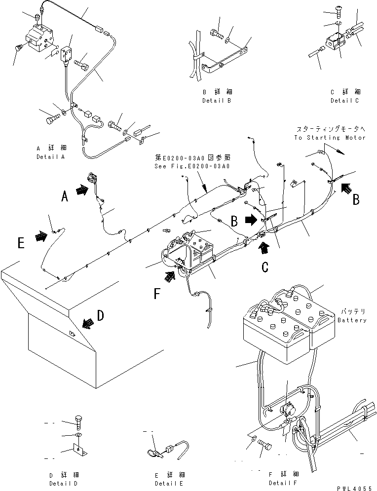 Excavators Komatsu / PC1800-6 S/N 10001-UP(pc1800-c) / ELECTRICAL SYSTEM (SENSOR)(#10003-10999)(120110 : E0200-04A0A)