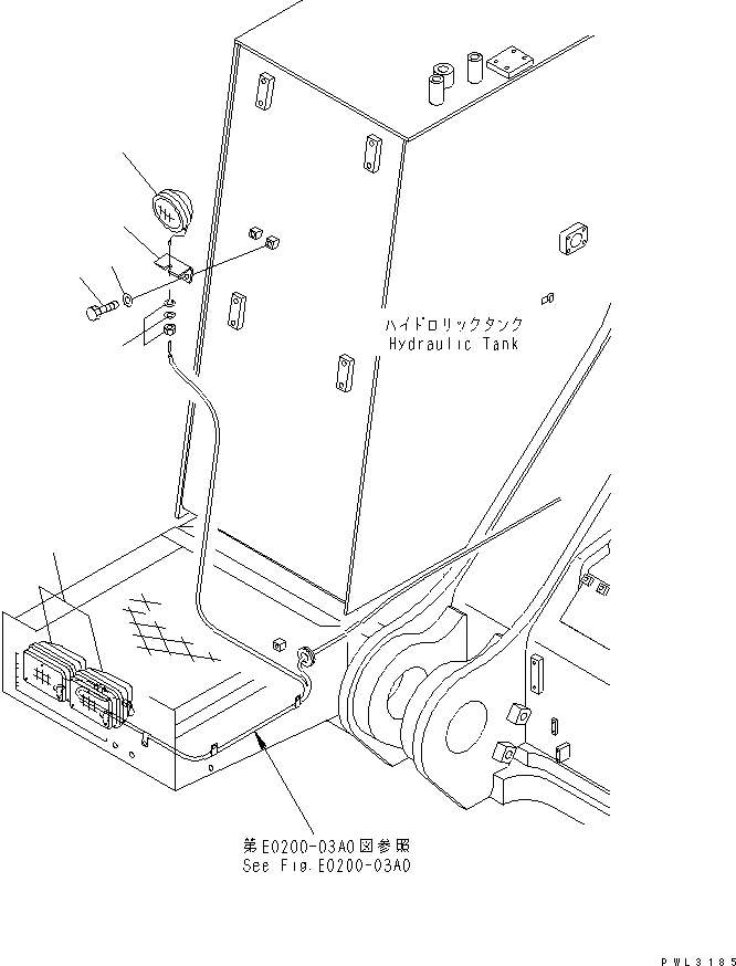 Excavators Komatsu / PC1800-6 S/N 10001-UP(pc1800-c) / ELECTRICAL SYSTEM (LAMP)(#10001-10002)(120120 : E0200-05A0)