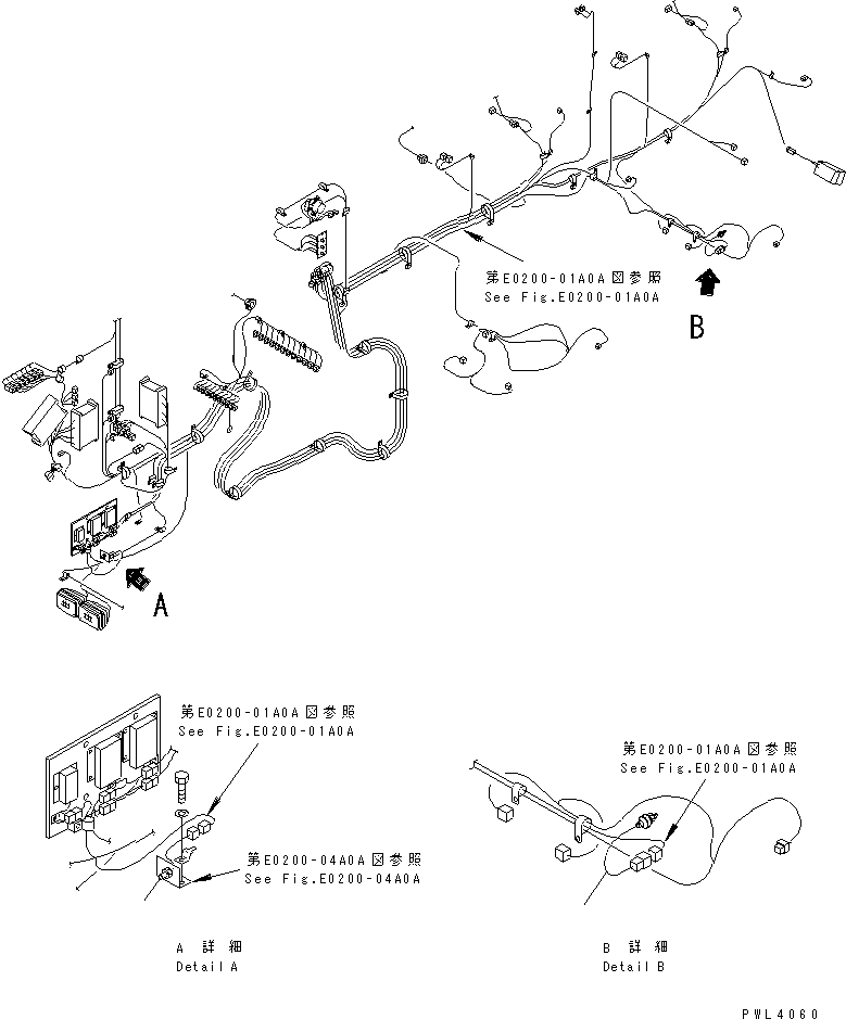 Excavators Komatsu / PC1800-6 S/N 10001-UP(pc1800-c) / ELECTRICAL SYSTEM (SENSOR)(#10003-10999)(120220 : E0200-10A0A)