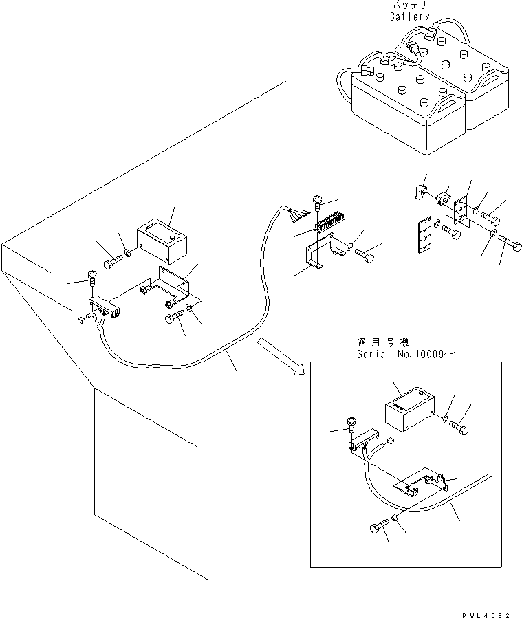 Excavators Komatsu / PC1800-6 S/N 10001-UP(pc1800-c) / ELECTRICAL SYSTEM (POWER SUPPLY) (FOR LOADER)(#10005-10999)(120240 : E0200-12A0)