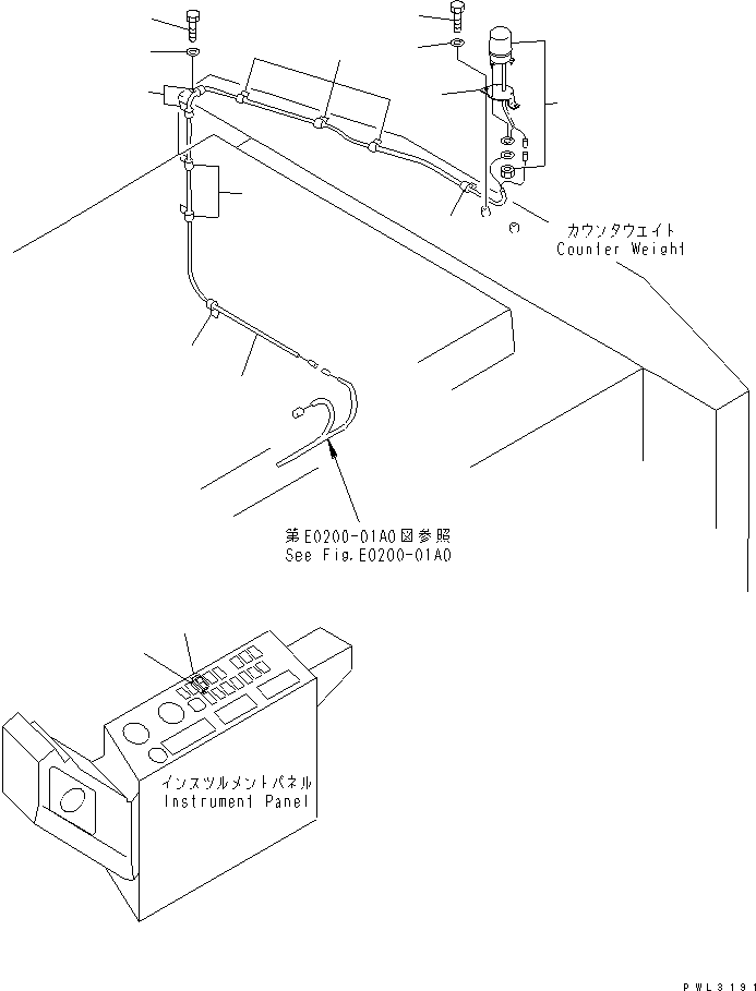 Excavators Komatsu / PC1800-6 S/N 10001-UP(pc1800-c) / BEACON LAMP(#10002-)(120310 : E0201-01A0)