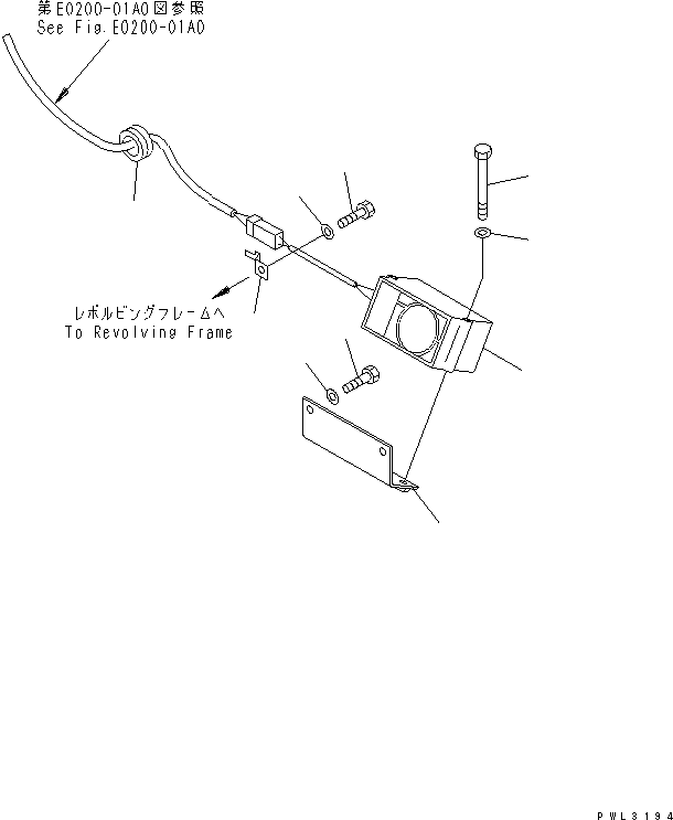 Excavators Komatsu / PC1800-6 S/N 10001-UP(pc1800-c) / TRAVEL ALARM(#10001-10999)(120340 : E0420-01A0)