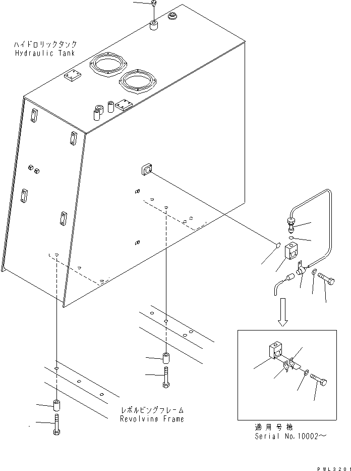 Excavators Komatsu / PC1800-6 S/N 10001-UP(pc1800-c) / HYDRAULIC TANK (RETURN FILTER)(#10001-10999)(180030 : H0110-02A0)