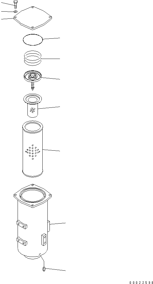 Excavators Komatsu / PC1800-6 S/N 10001-UP(pc1800-c) / HYDRAULIC TANK (VALVE)(#10001-10999)(180040 : H0110-03A0)