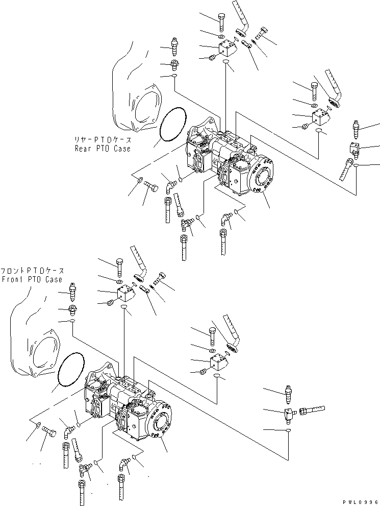 Excavators Komatsu / PC1800-6 S/N 10001-UP(pc1800-c) / MAIN PUMP (WITHOUT TVC VALVE)(#10002-10999)(180090 : H0210-01A0A)