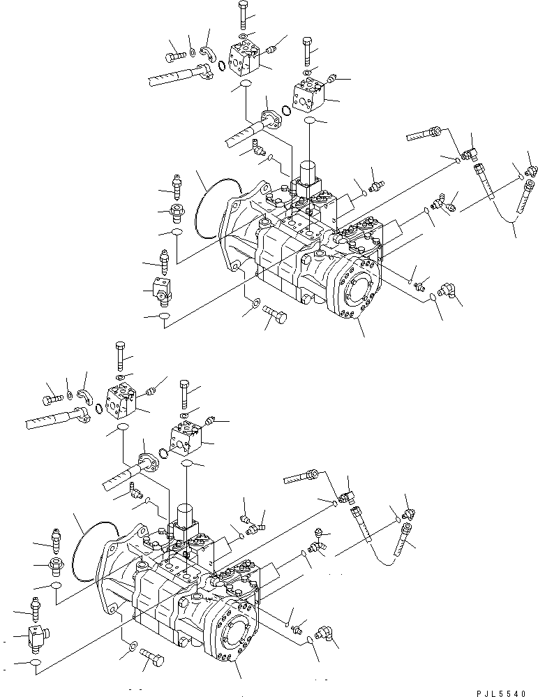 Excavators Komatsu / PC1800-6 S/N 10001-UP(pc1800-c) / MAIN PUMP (WITH TVC VALVE)(#10002-10999)(180110 : H0220-01A0A)