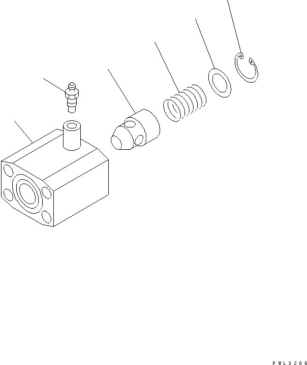 Excavators Komatsu / PC1800-6 S/N 10001-UP(pc1800-c) / GEAR PUMP (CHECK VALVE)(180170 : H0240-02A0)