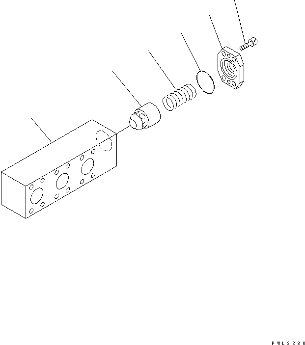 Excavators Komatsu / PC1800-6 S/N 10001-UP(pc1800-c) / RETURN LINES (CHECK VALVE)(180470 : H0330-10A0)
