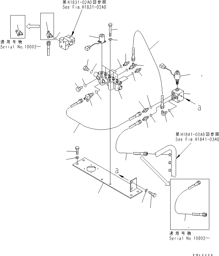 Excavators Komatsu / PC1800-6 S/N 10001-UP(pc1800-c) / SOLENOID VALVE (1/2)(#10001-10999)(180840 : H1831-01A0)