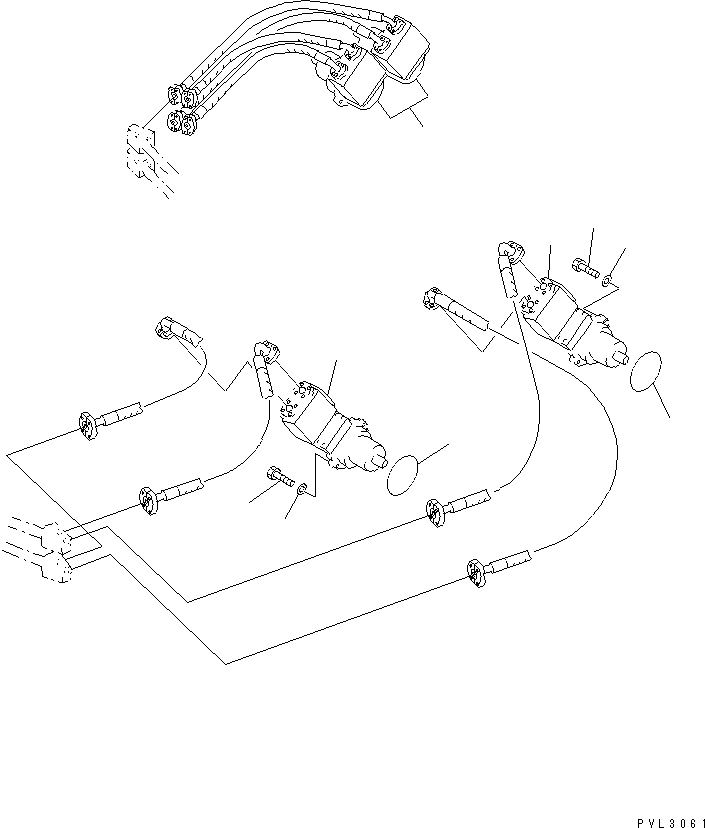 Komatsu parts book diagram for PC1800-6-M1 S/N 10001-UP: FINAL DRIVE (TRAVEL MOTOR)