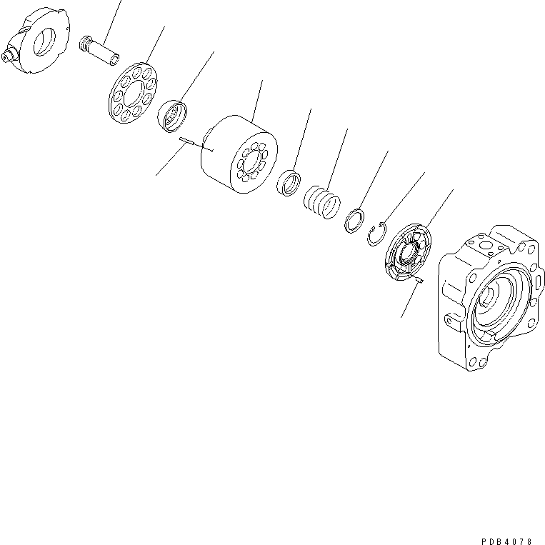 Komatsu parts book diagram for PC1800-6-M1 S/N 10001-UP: MAIN PUMP (3/13) (NO.1 PUMP)