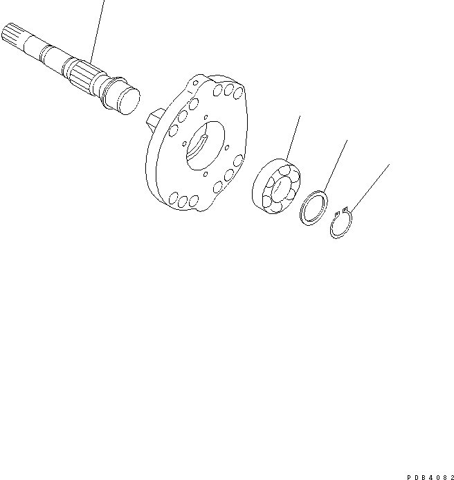Komatsu parts book diagram for PC1800-6-M1 S/N 10001-UP: MAIN PUMP (7/13) (NO.1 PUMP)