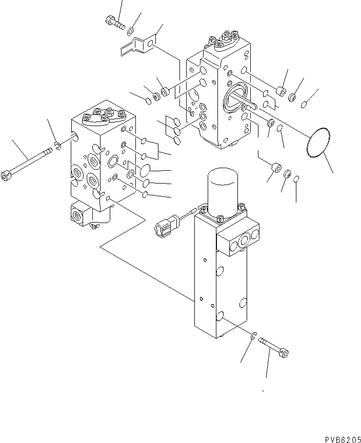 Komatsu parts book diagram for PC1800-6-M1 S/N 10001-UP: MAIN PUMP (11/15) (WITH TVC VALVE)(#10011-)