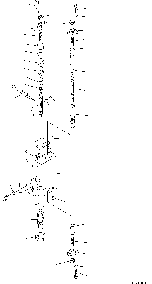 Komatsu parts book diagram for PC1800-6-M1 S/N 10001-UP: MAIN PUMP (12/15) (WITH TVC VALVE)(#10011-)