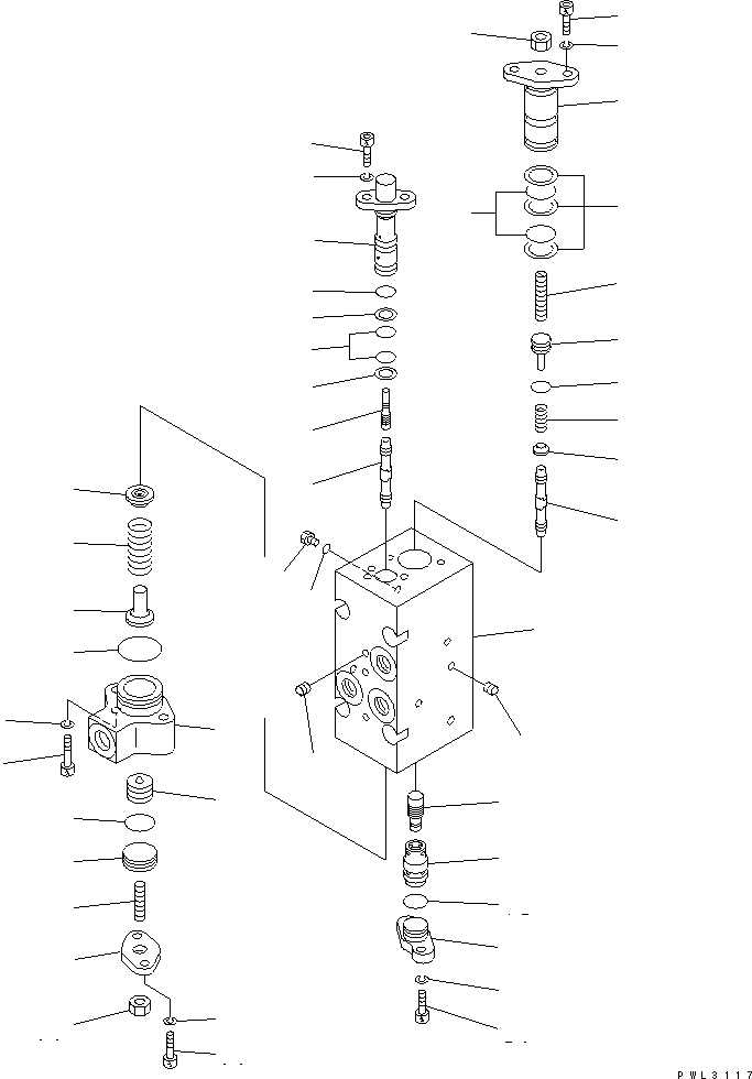 Komatsu parts book diagram for PC1800-6-M1 S/N 10001-UP: MAIN PUMP (13/15) (WITH TVC VALVE)(#10011-)