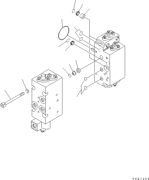Komatsu parts book diagram for PC1800-6-M1 S/N 10001-UP: MAIN PUMP (14/15) (WITH TVC VALVE)(#10011-)