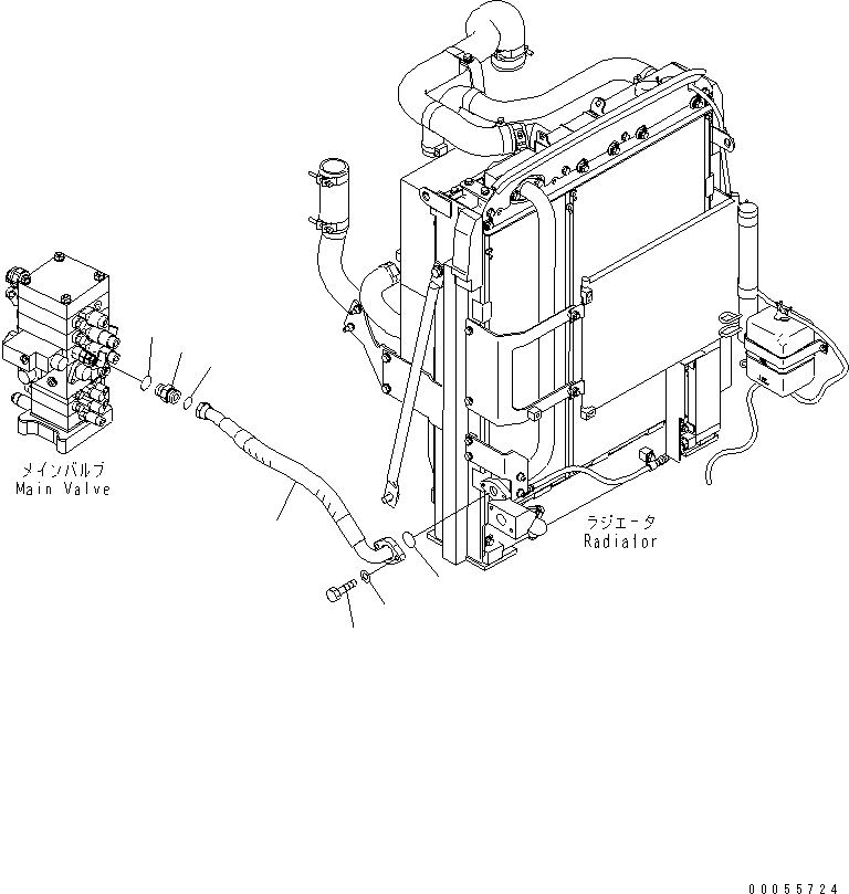 Excavators Komatsu / PC180NLC-7-E0 S/N K45001-UP(pc180n2u) / RETURN LINE(150100 : H0330-01H0)