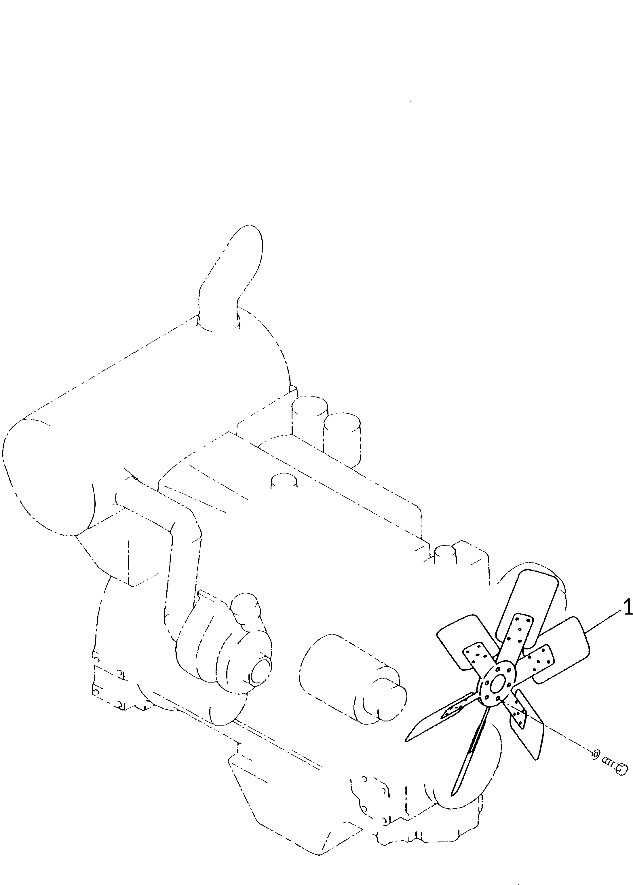 Excavators Komatsu / PC180NLC-5K S/N K20001-UP(pc180nlu) / ENGINE COOLING FAN(030020 : 1005)