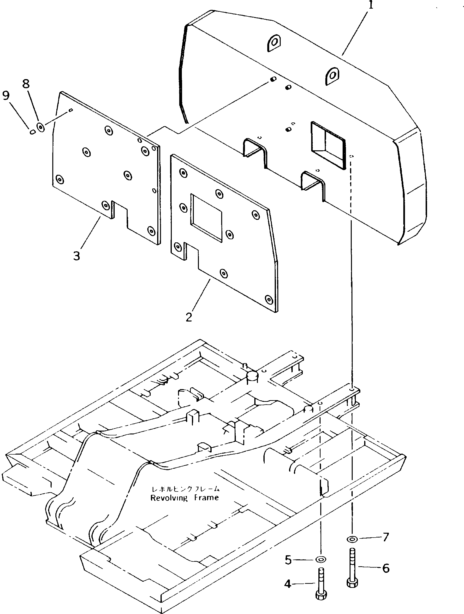 Excavators Komatsu / PC180NLC-5K S/N K20001-UP(pc180nlu) / COUNTER WEIGHT(#K20001-K20392)(120190 : 4631)