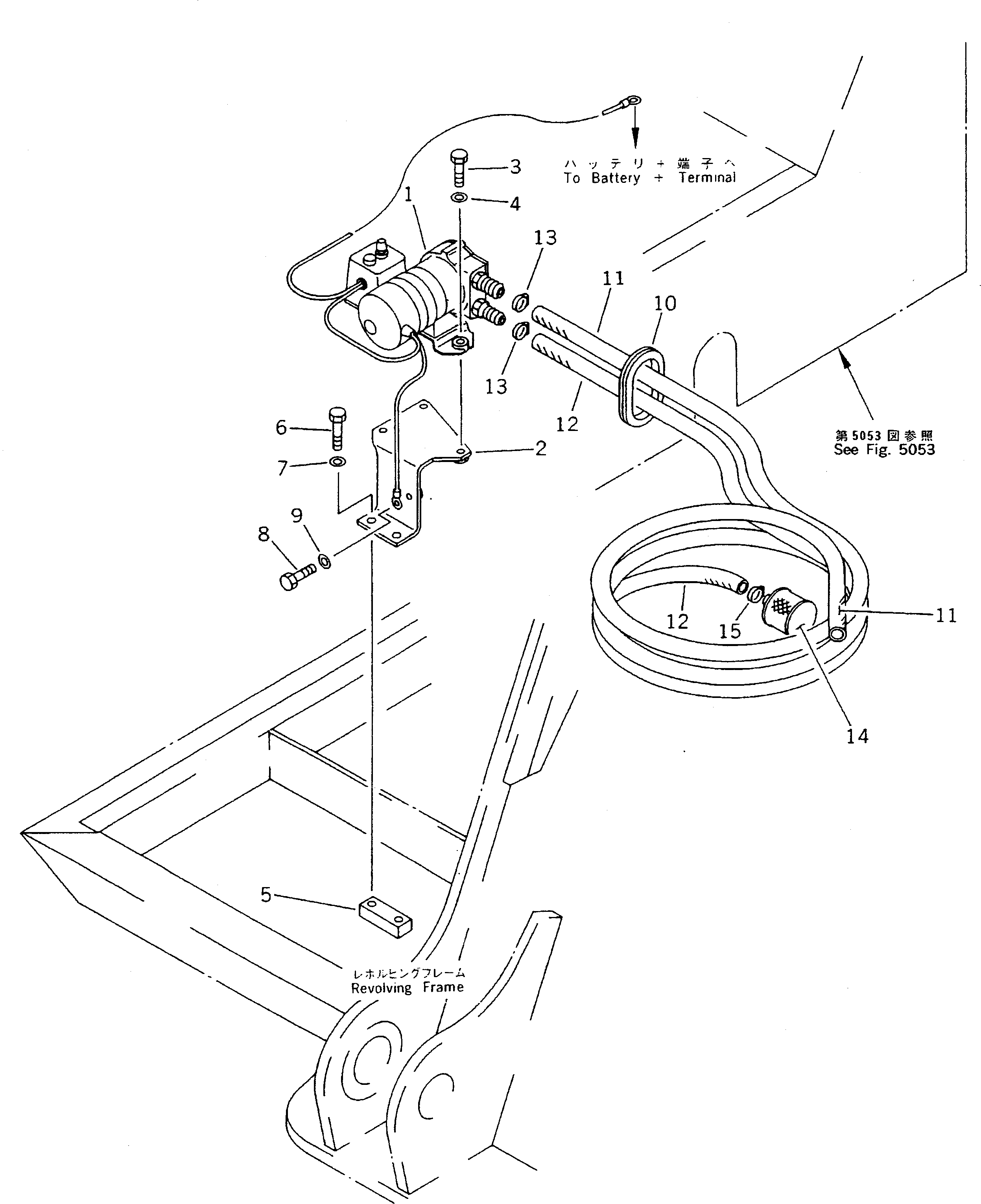 Excavators Komatsu / PC200-5S S/N 45001-UP(pc200-0r) / SELF SUPPLY PUMP(030110 : 1351)