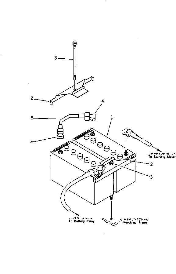 Excavators Komatsu / PC200-5S S/N 45001-UP(pc200-0r) / BATTERY(030150 : 1401)