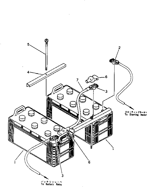 Excavators Komatsu / PC200-5S S/N 45001-UP(pc200-0r) / BATTERY (LARGE CAPACITY)(030160 : 1403)
