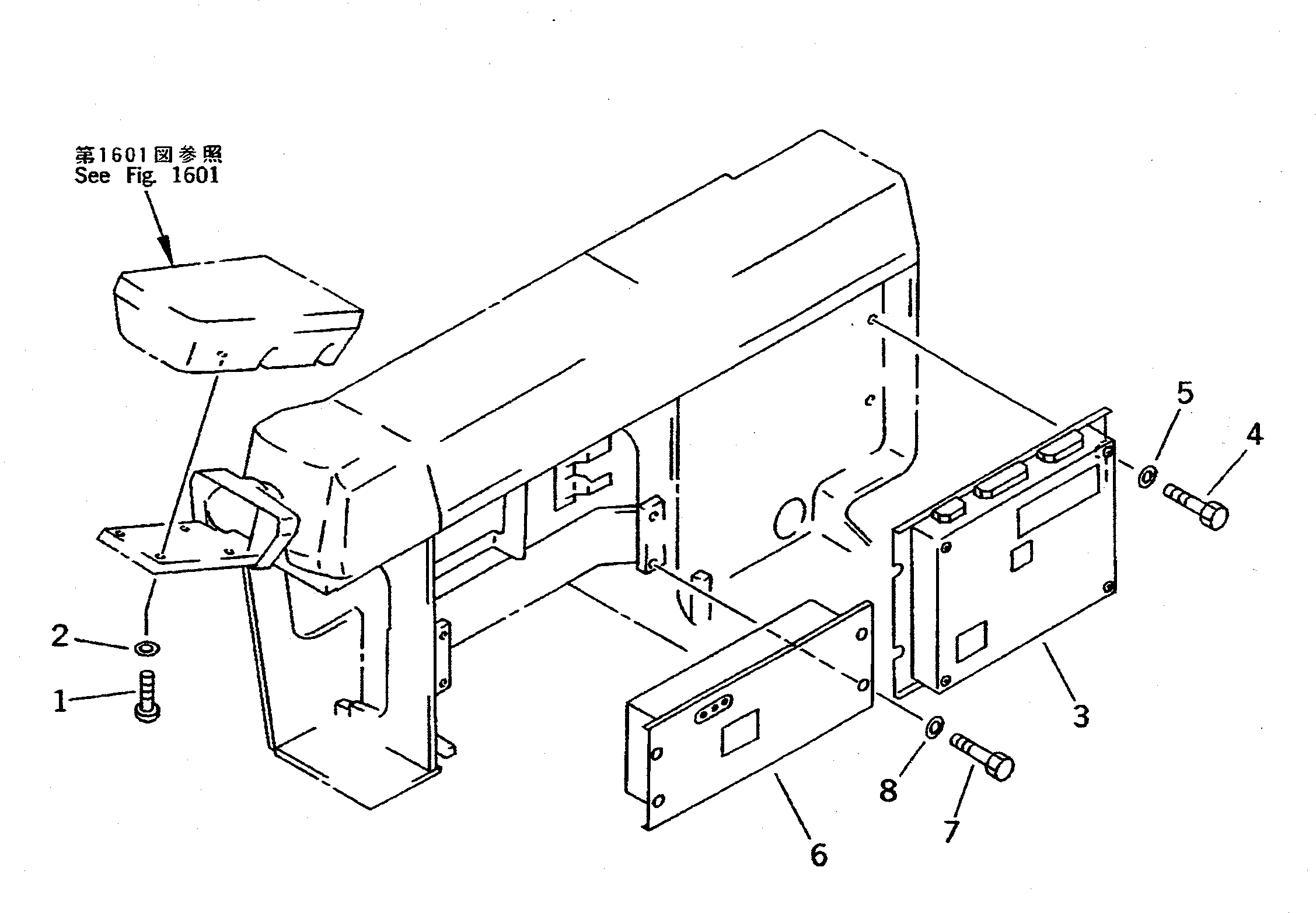 Excavators Komatsu / PC200-5S S/N 45001-UP(pc200-0r) / MONITOR PANEL AND CONTROLLER (FOR LONG LEVER CONTROL)(030320 : 1751A)