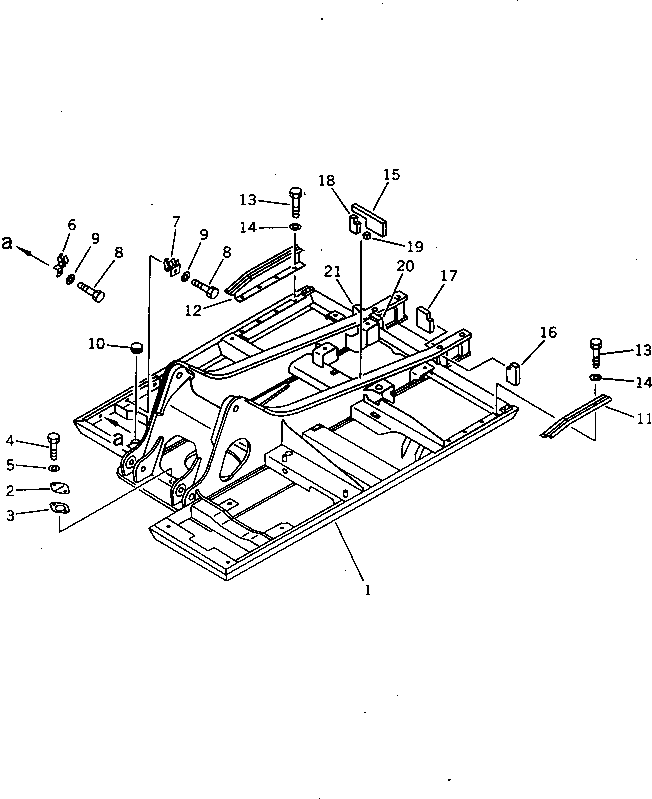 Excavators Komatsu / PC200-5S S/N 45001-UP(pc200-0r) / REVOLVING FRAME(120170 : 4601A)